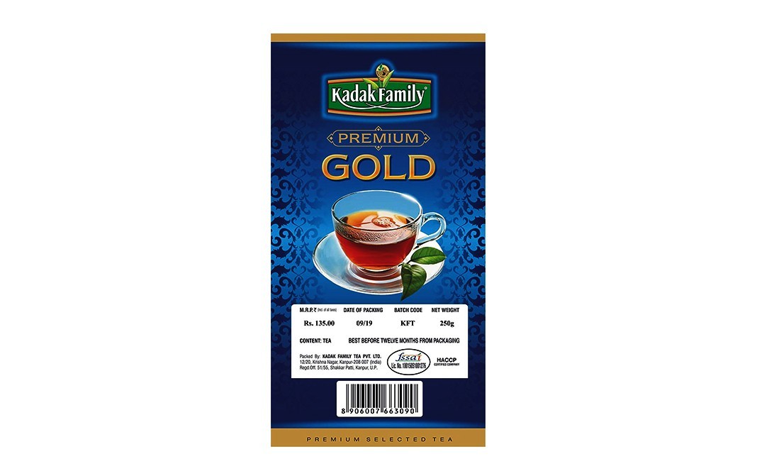 Kadak Family Premium Gold Tea    Pack  250 grams